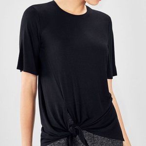 Fabletics Black ties tee